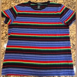 Lauren Ralph Lauren Y2K Multicolor Stripe Tee Small